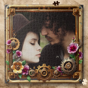 Steampunk-Gotisch-Romantische Foto-Personalisierun Puzzle