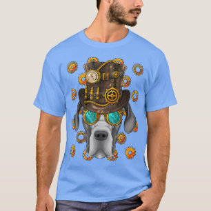 Steampunk Great Dane Mittelalterliche Viktorianisc T-Shirt