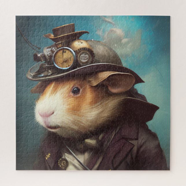 Steampunk Guinea Pig Puzzle (Vertikal)