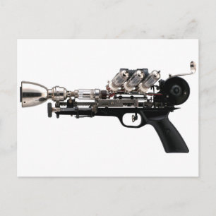 Steampunk Gun Postkarte