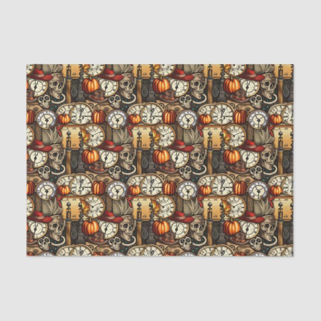 Steampunk Halloween Delights Seidenpapier (Vorderseite)