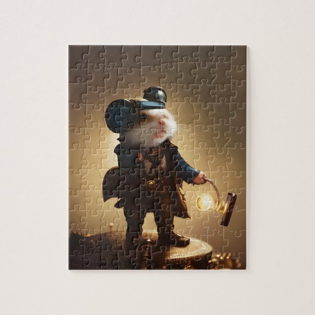 Steampunk Hamster Puzzle (Vertikal)