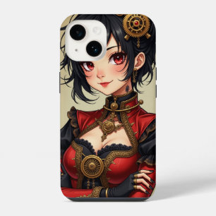 Steampunk-Harlekin iPhone 14 Hülle