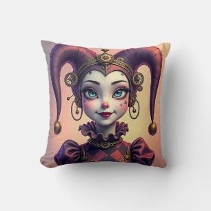 Steampunk-Harlekin Kissen
