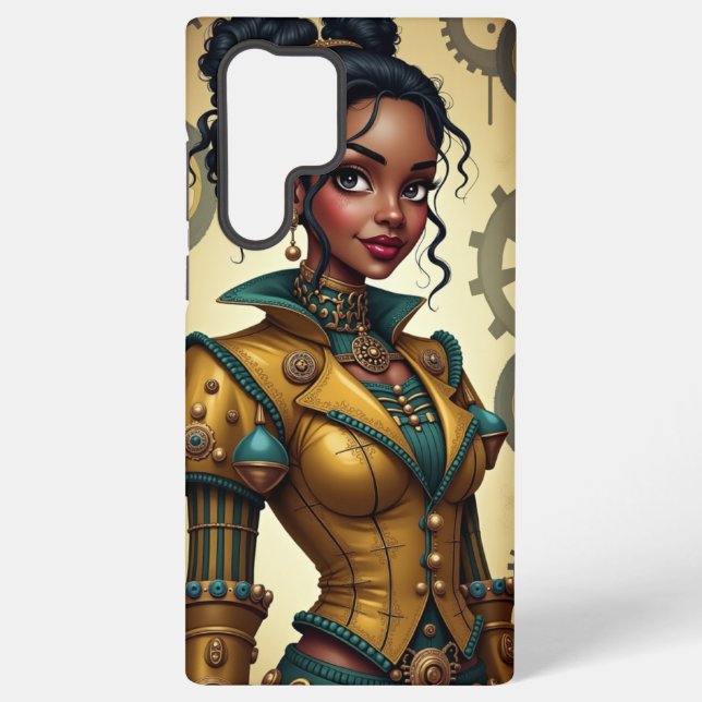 Steampunk-Harlekin Samsung Galaxy Hülle (Rückseite)