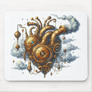 Steampunk Heart Mousepad