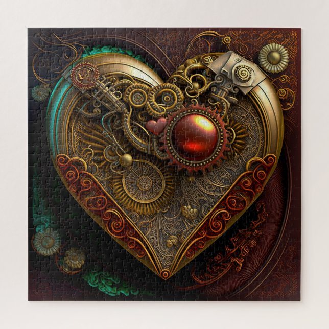 Steampunk Heart Puzzle (Vertikal)