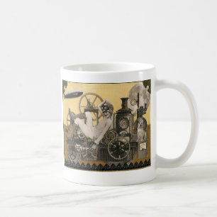 Steampunk Heldin Kaffeetasse