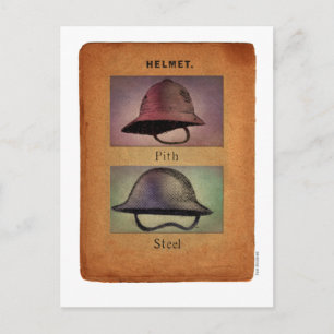 Steampunk Helmets Postkarte