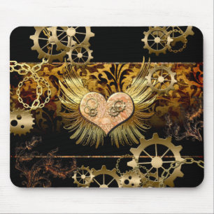 Steampunk-Herz Mousepad