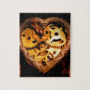 Steampunk-Herz Puzzle