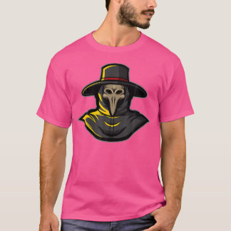 Steampunk-Horror Vintages Tarot Pestilence Plague  T-Shirt