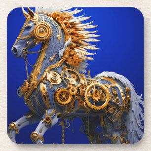 Steampunk Horse Getränkeuntersetzer