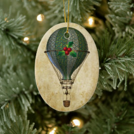 Steampunk Hot Air Ballon Ornament