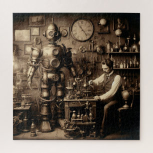 Steampunk Humanoid Mechanischer Roboter ~ * ~ Puzzle