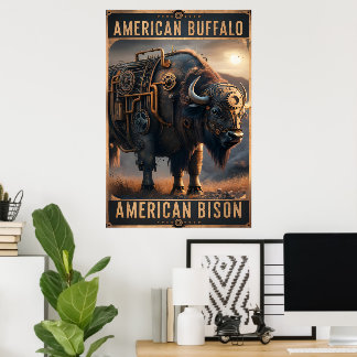 Steampunk im Wilden Poster
