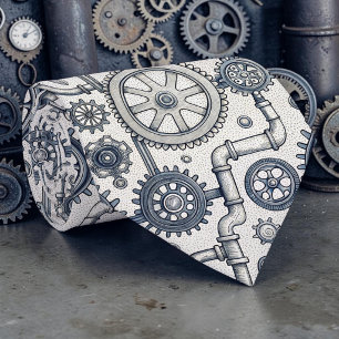 Steampunk Industrie Krawatte nach Maß