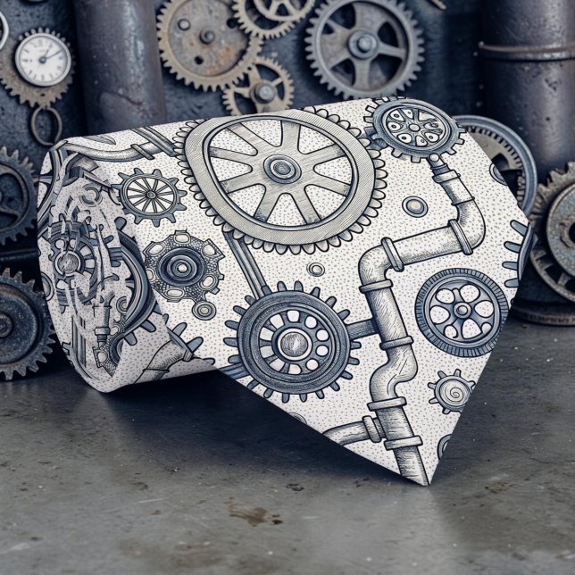 Steampunk Industrie Krawatte nach Maß (Von Creator hochgeladen)