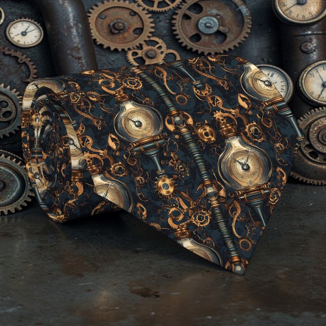 Steampunk Industrielle Maßgeschneiderte Krawatte (Von Creator hochgeladen)
