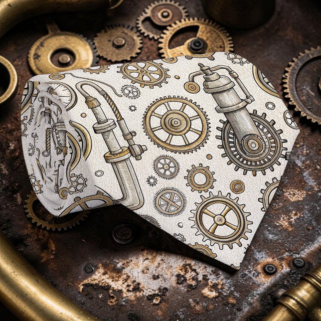 Steampunk Industrielle Maßgeschneiderte Krawatte (Von Creator hochgeladen)