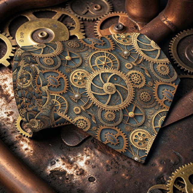 Steampunk Industrielle Maßgeschneiderte Krawatte (Von Creator hochgeladen)