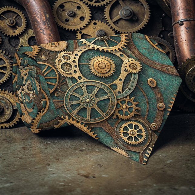 Steampunk Industrielle Maßgeschneiderte Krawatte (Von Creator hochgeladen)