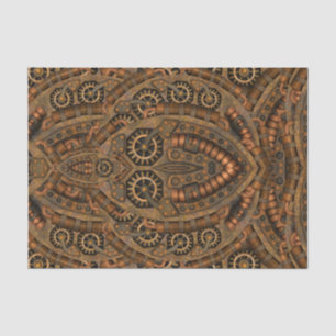 Steampunk industrielles Vintages Uhrwerk Seidenpapier