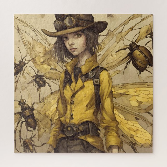 Steampunk Insect Lady Puzzle (Vertikal)