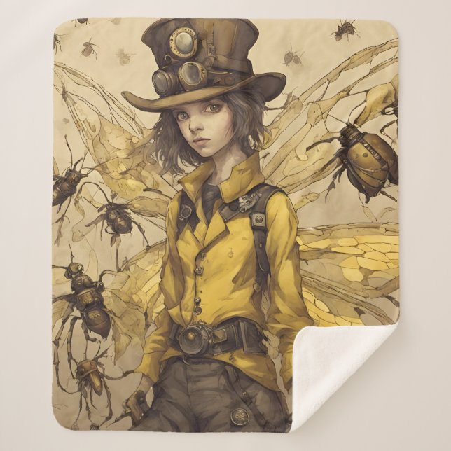 Steampunk Insect Lady Sherpadecke (Vorderseite)