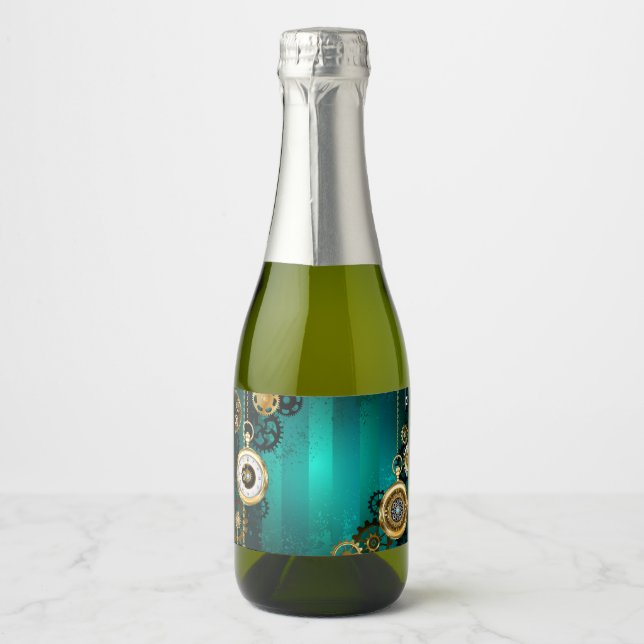 Steampunk Jewelry Watch, wir haben Green Backgroun (Vorderseite)