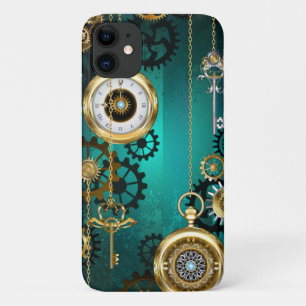 Steampunk Jewelry Watch, wir haben Green Backgroun Case-Mate iPhone Hülle