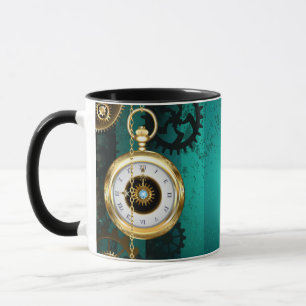 Steampunk Jewelry Watch, wir haben Green Backgroun Tasse