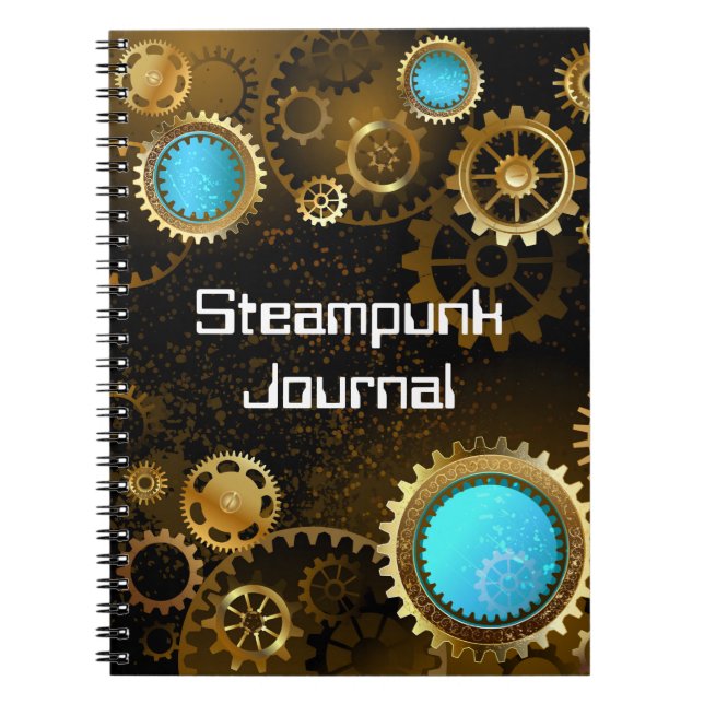 Steampunk Journal Notizblock (Vorderseite)
