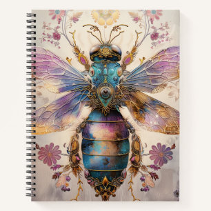 Steampunk-Juwelkäfer-Fantasie-Kunst (2) Notizbuch