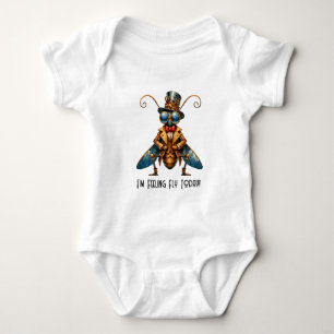Steampunk Käfer - Ich fühle mich heute flott Baby Strampler
