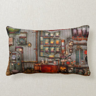 Steampunk - Kaffee - Der Firmenkaffeemaschine Lendenkissen