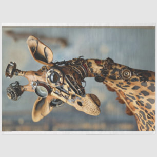 Steampunk-Kamel geared Dcoupage Seidenpapier