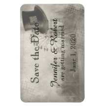 Steampunk Karneval Top Hat Hochzeit speichern das 