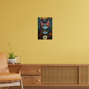 Steampunk-Katze 11 von 21 Poster