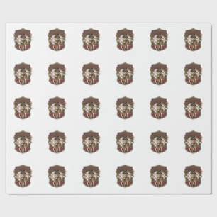Steampunk-Katze Katze Steampunk Vintage Geschenkpapier