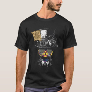 Steampunk-Katze zum Schweißen von Goggles Idee für T-Shirt