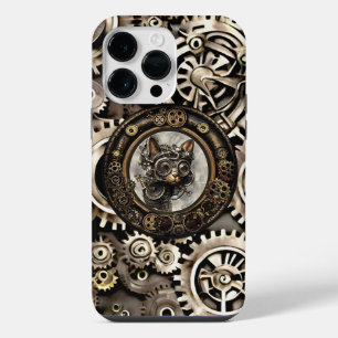 Steampunk-Katzenschutzbrille - iPhone X 14 PRO MAX Hülle