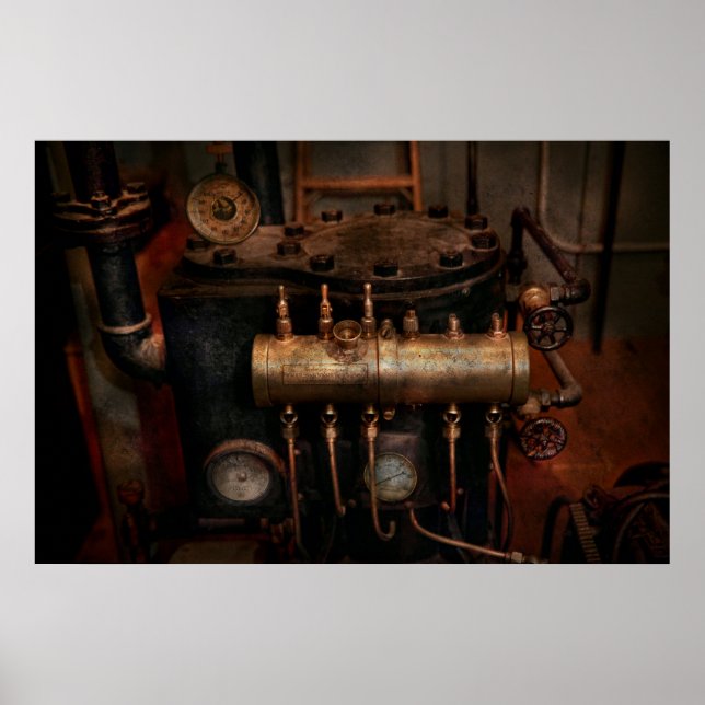 Steampunk - Klempner - Die Ventilmatrix Poster (Vorne)