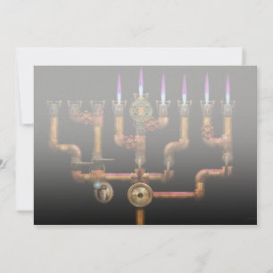 Steampunk - Klempnerarbeit - Die Menora anzünden