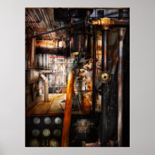 Steampunk - Klempnerarbeit - Rohre Poster