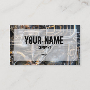 Steampunk Klempnerarbeit-Rohre Visitenkarte