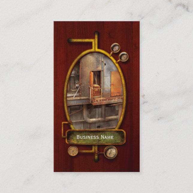 Steampunk - Klempnerdilema Visitenkarte (Vorderseite)