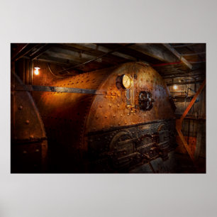 Steampunk - Klempnerei - Das Zuhause eines Heizers Poster