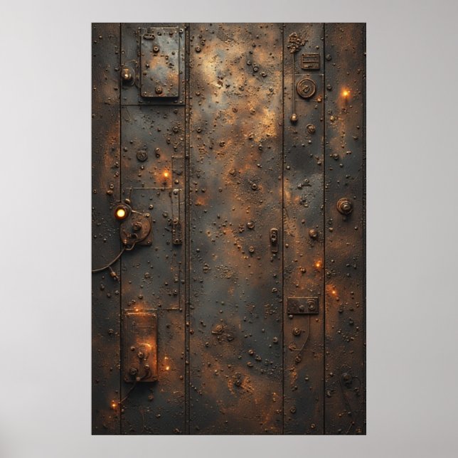 Steampunk-Kontrolle Poster (Vorne)