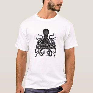 Steampunk Kraken viktorianisches Krake Cthulu T-Shirt